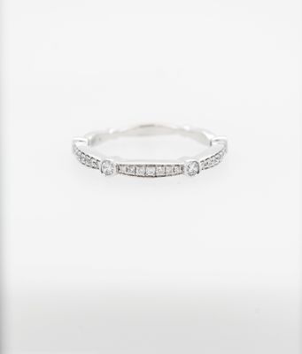 14KW 2.4g .30tw Diamond Stackable Band (size 7)