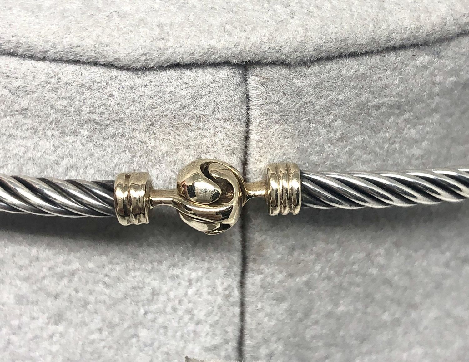 VBT- 925&amp;14KY David Yurman Cable Necklace