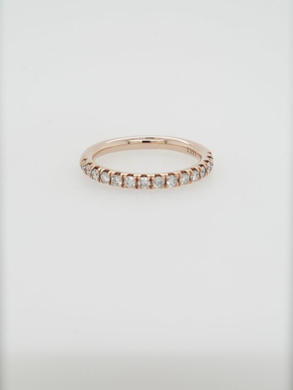 NAE-14KR 2.72g .40ctw Diamond Stackable Band (size 6)