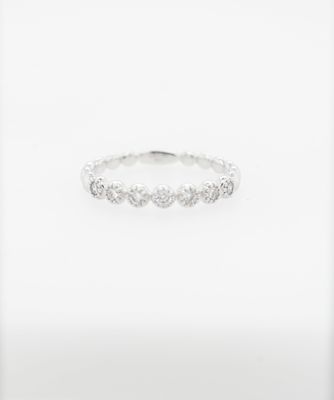 NAD-18KW 2.1g .22ctw Diamond Stackable Band (size 6.5)