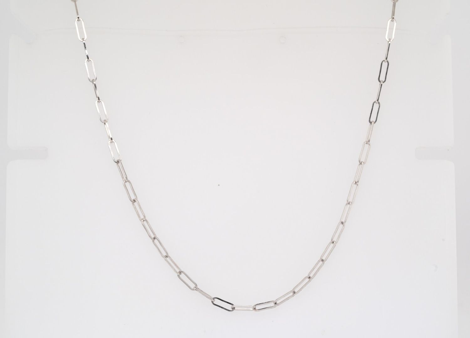 VBV-14KW 3.13g 18&quot; Paper Clip Necklace