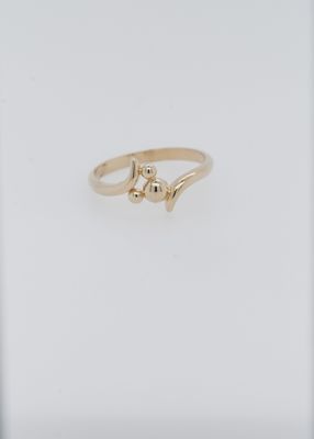 VVD- 14KY 2.10g Disney Mickey Mouse Fashion Ring (size 7)
