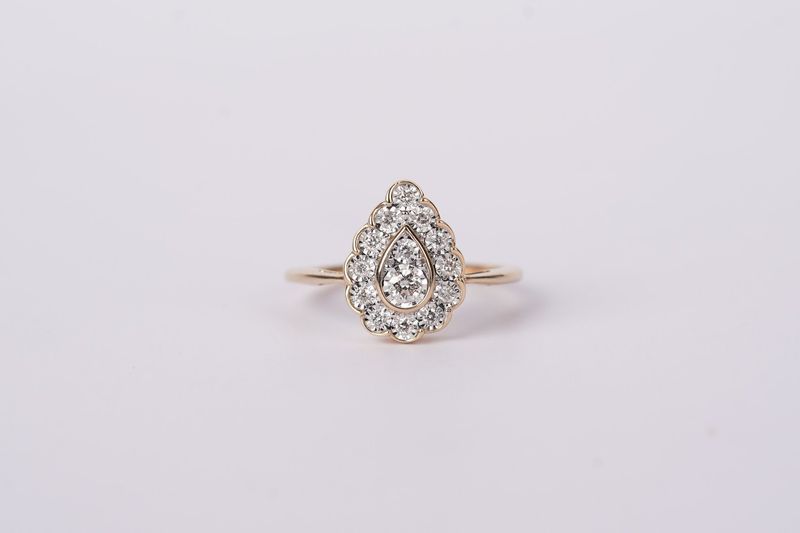 AER-10KY 2.5g .25ctw Diamond Fashion Ring (size 7)