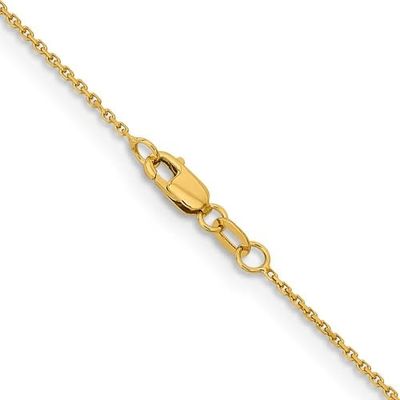 VDA- 14KY 1.89g 1mm Diamond Cut Cable Chain 18-20&quot;
