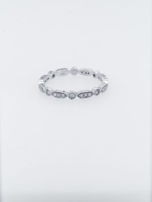ATB-14KW 1.7g .24ctw Diamond Stackable Band (size 7)