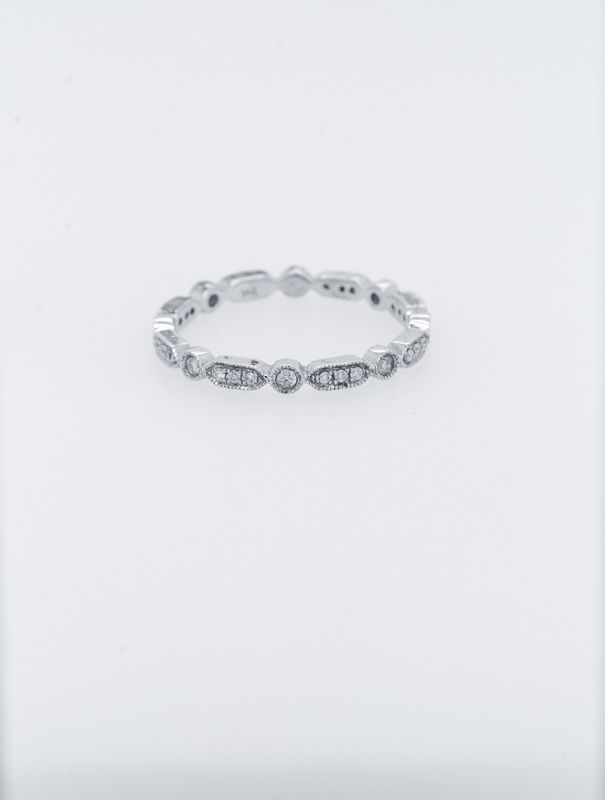 ATB-14KW 1.7g .24ctw Diamond Stackable Band (size 7)