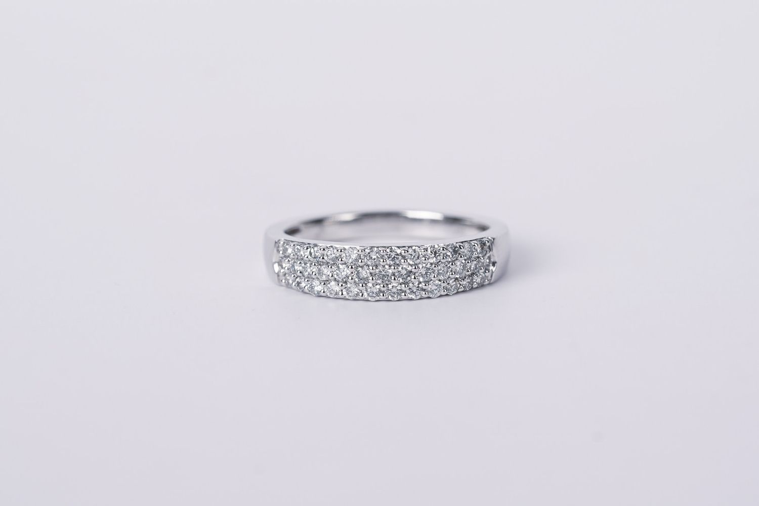 DAN-14KW 3.34g .50ctw Diamond Stackable Band (size 6.75)