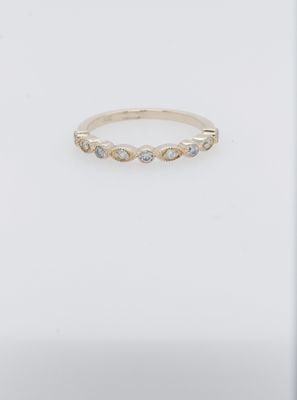 ABT-14KY 2.1g .18ctw Diamond Stackable Band (size 7)