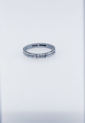 ATT- Palladium 1.62g Double Wedding Band (size 4.5)