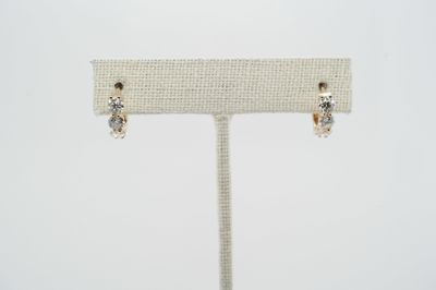 ANLL- 14KY 3.38g 2.50ctw Diamond Huggie Hoop Earrings