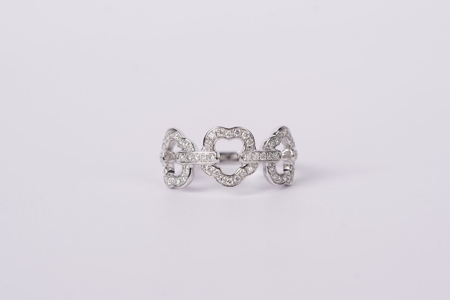 DNT- 14KW 2.95g .28ctw Diamond Fashion Ring (size 6.25)