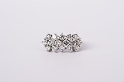BLTX-  14KW 4.43g 2.20ctw Diamond Fashion Ring (size 6.25)