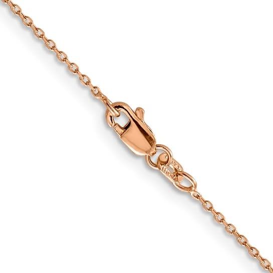 VAT- 14KR 2.00g 1mm Diamond Cut Cable Chain 20&quot;