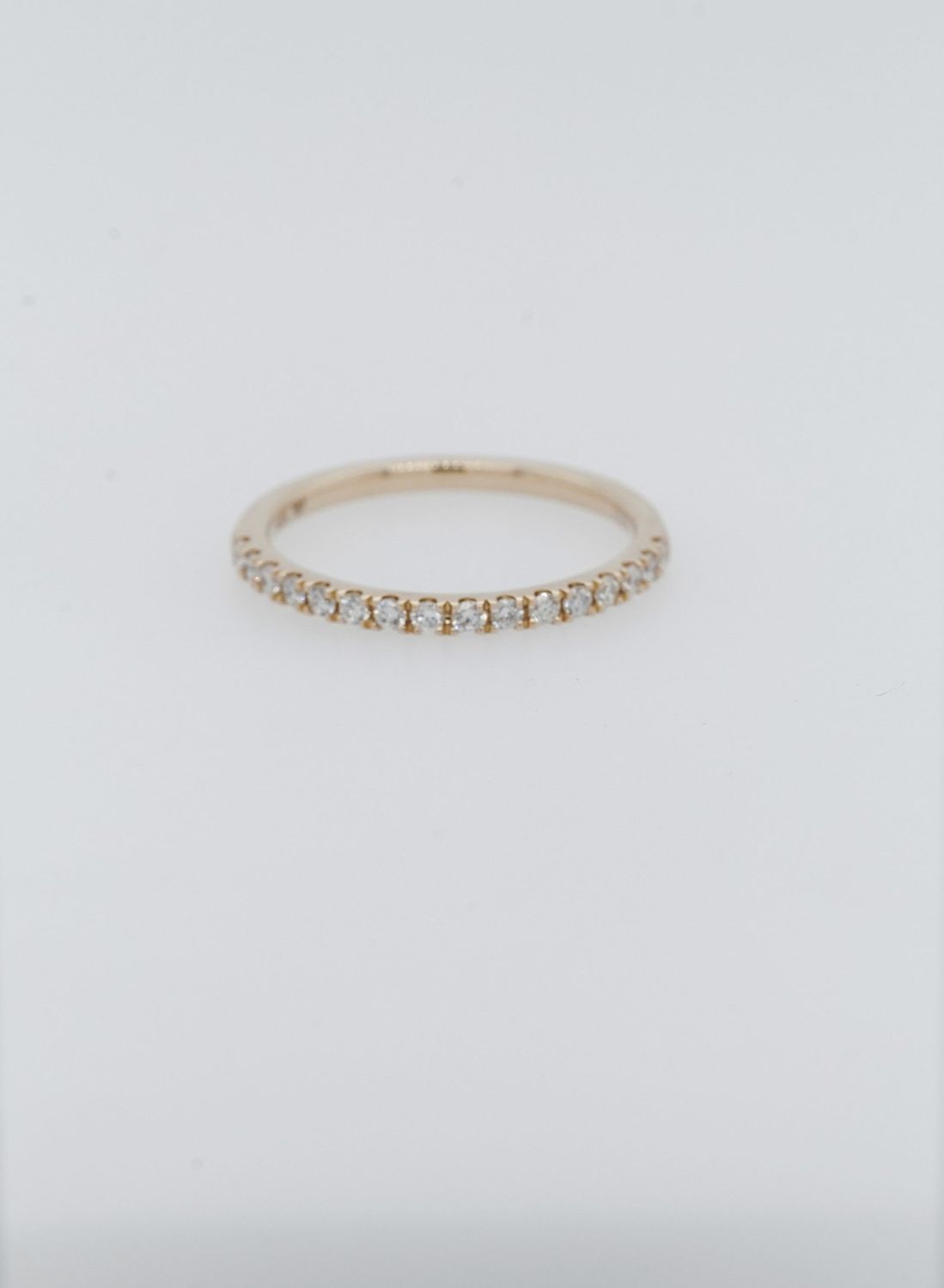NNT- 14KY 1.5g .25ctw Diamond U-Prong Stackable Band (size 6.5)