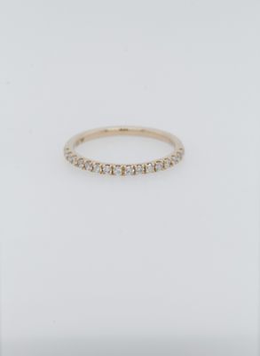 NNT- 14KY 1.5g .25ctw Diamond U-Prong Stackable Band (size 6.5)