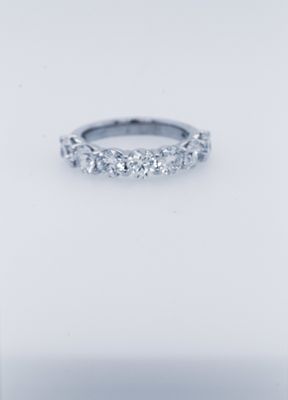 NLTT- 14KW 4.62g 2.70ctw F-G/SI Round Diamond 7-Stone Anniversary Band (size 6)