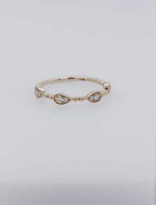 ATN- 14KY 1.6g .18ctw Diamond Stackable Band (size 7)