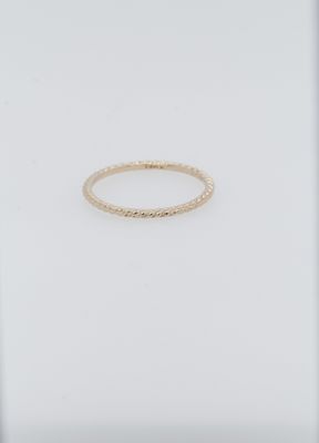 VNT- 14KY 1.1g Twisted Yellow Gold Wedding Band (size 6)