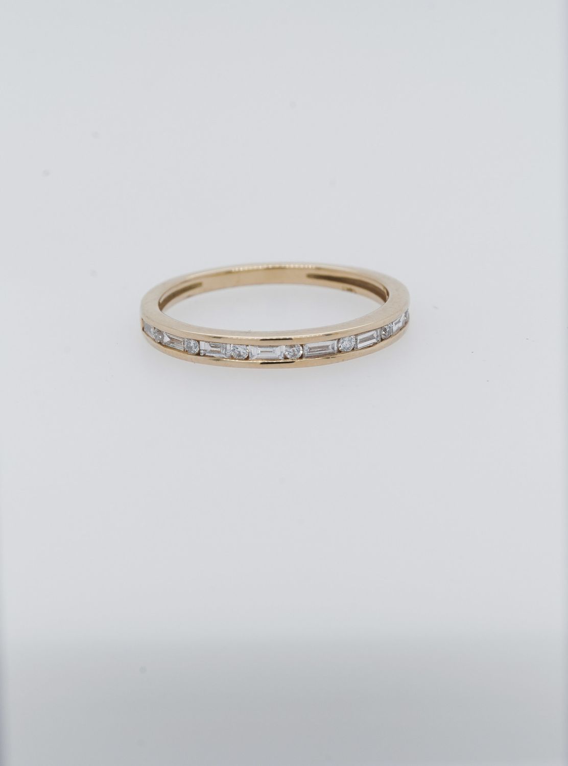 ABN- 14KY 1.9g .33ctw Diamond Channel Set Stackable Band (size 7)
