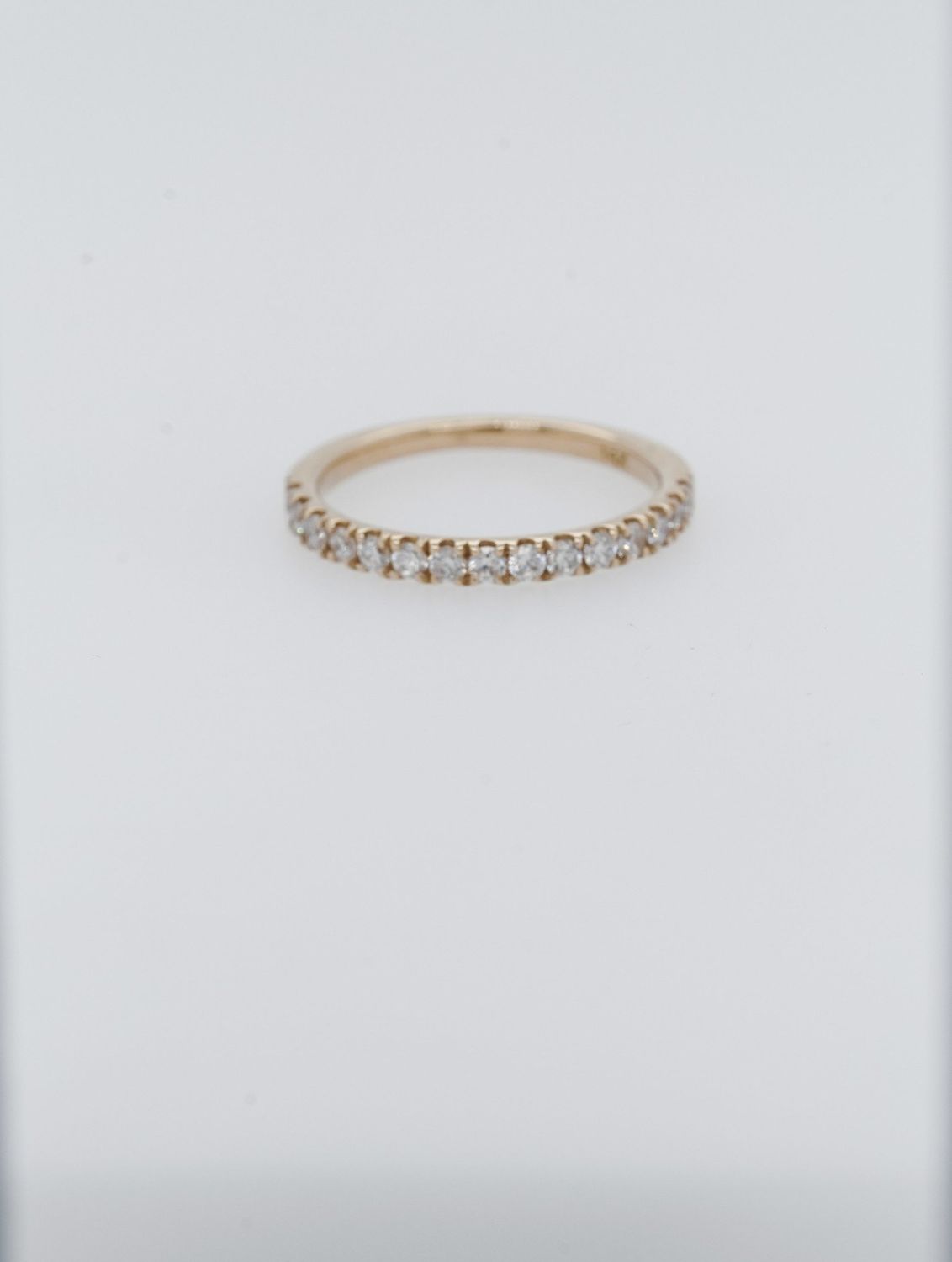 DDT- 14KY 2.00g .40ctw Diamond U-Prong Stackable Band (size 6.5)