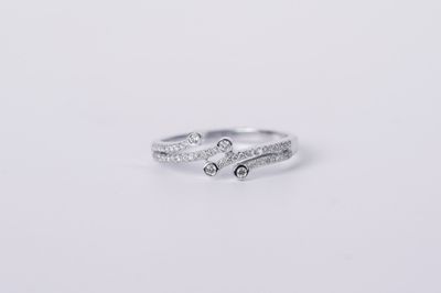 NAT- 14KW 2.2g .16ctw Diamond Fashion Band (size 7)