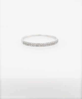 VNI- 14KW 1.15g .14ctw Diamond Stackable Band (size 7)