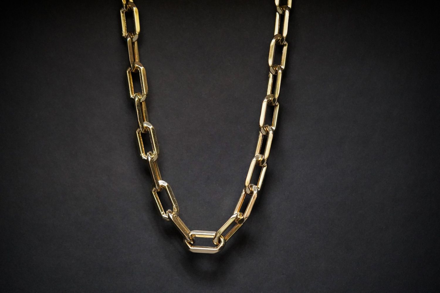 VAEE- 14KY 24.5g Extra Large Paperclip Chain 20&quot;