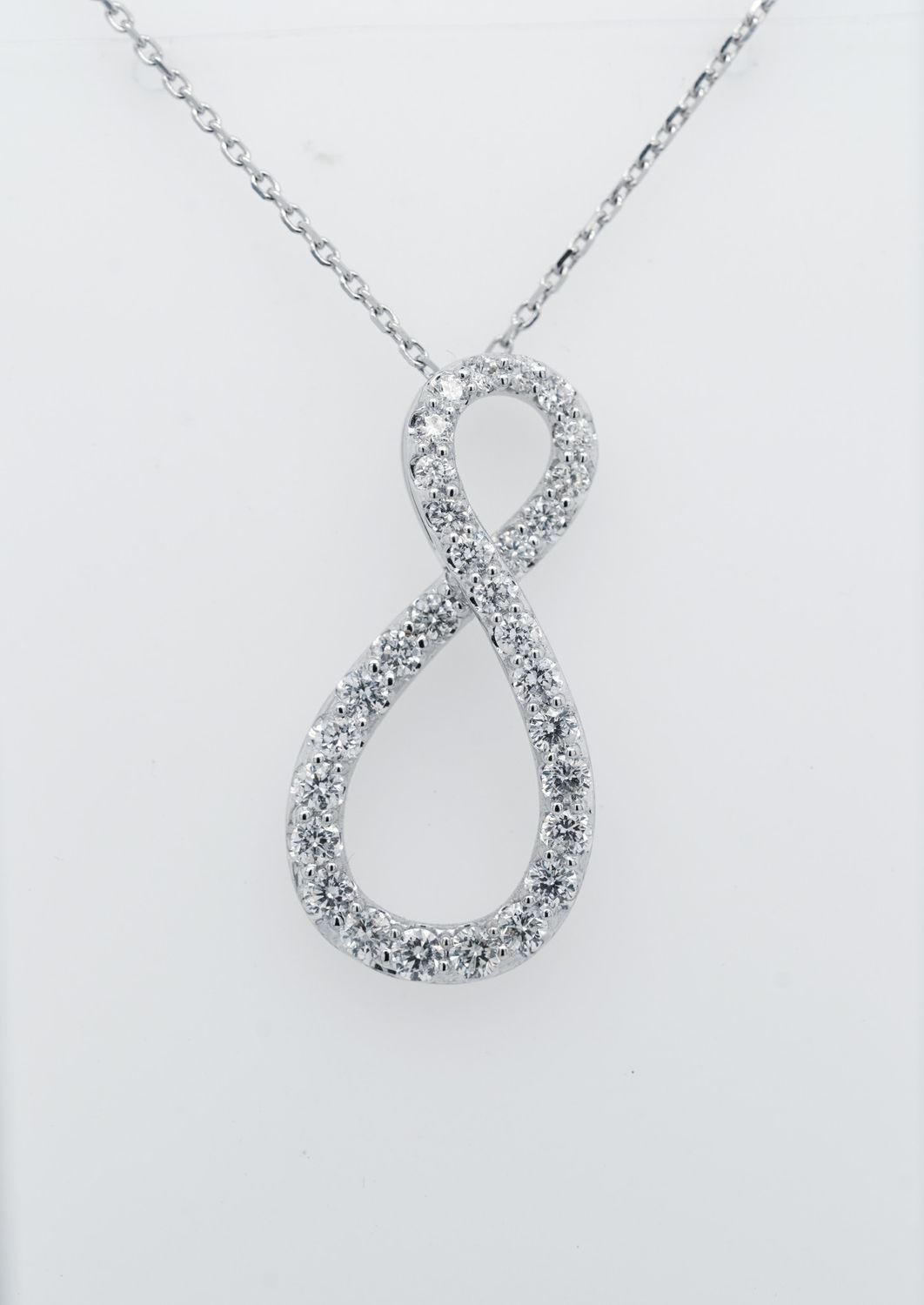 ETT- 14KW 4.42g .88ctw Diamond Fashion Necklace 16-18&quot;
