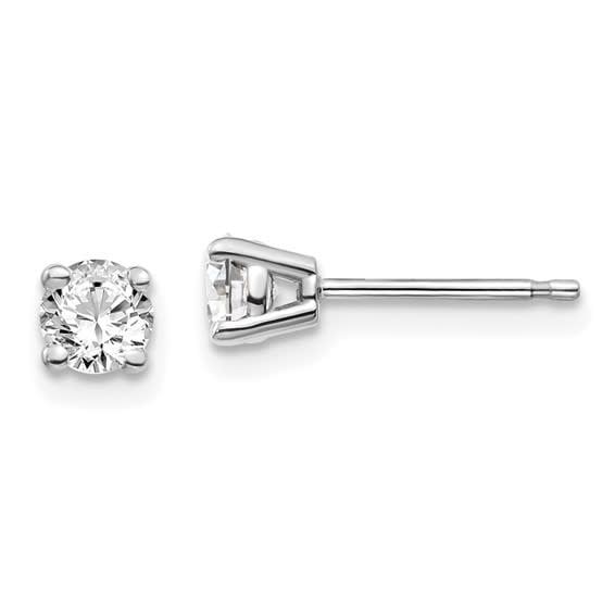ETP- 14KW .63g .60ctw H-I/VS2-SI1 Round Diamond Stud Earrings