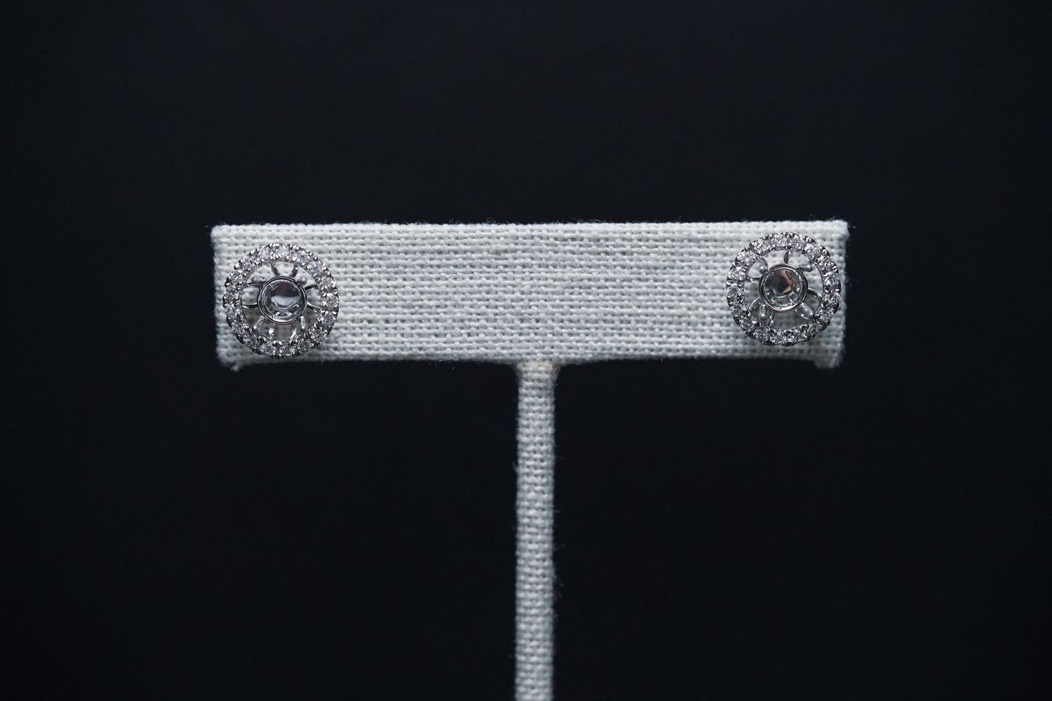 RITX-  18KW 1.94g .54ctw Diamond Earring Jackets