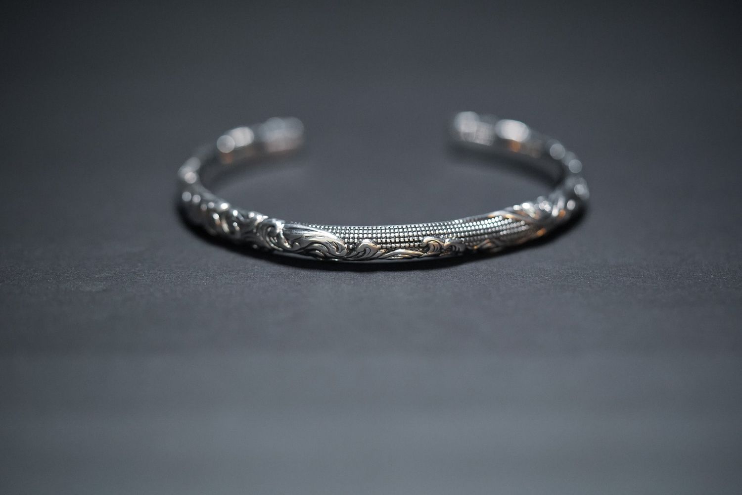 VTI- Sterling Silver David Yurman Cuff Bangle Bracelet
