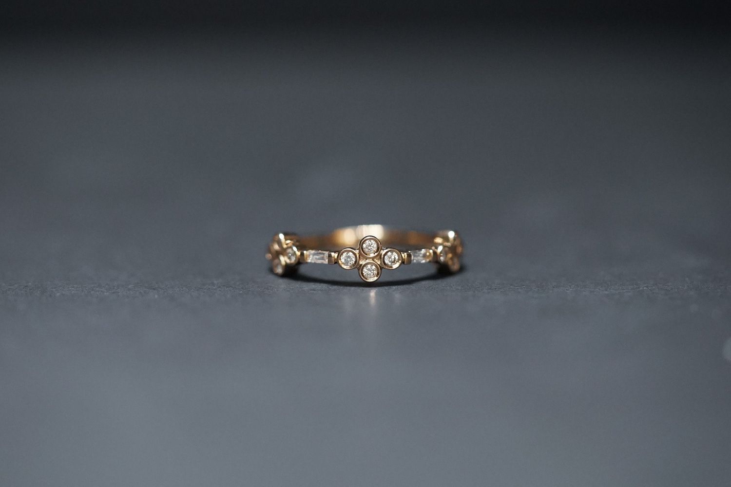 NRT- 14KY 2.54g .25ctw Diamond Stackable Band (size 7)