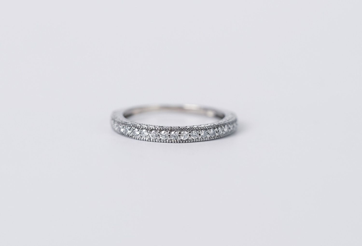 AAT- 14KW 1.97g .20ctw Diamond Vintage Inspired Band (size 6.5)