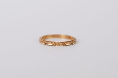 EEX- 14KY 1.25g 2mm Engraved Stackable Band (sizes 5-6.5)
