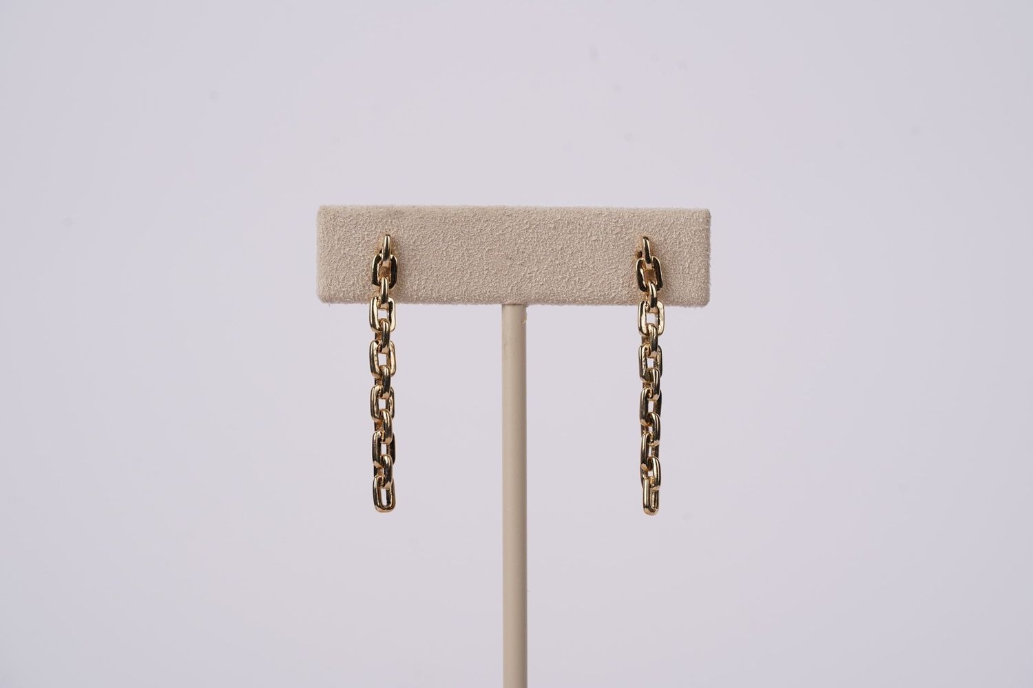 ATT- 14KY 3.04g Paperclip Dangle Earrings