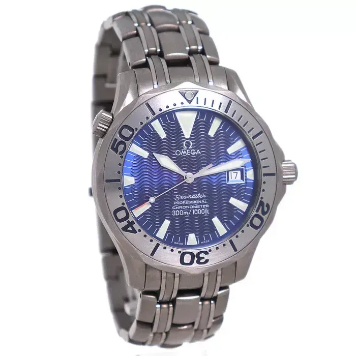 LAEX- Omega Seamaster 300m Automatic Titanium Men&#39;s Watch