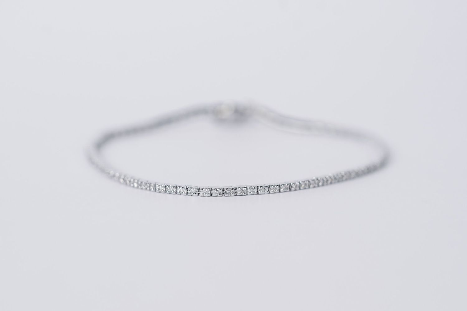 LBLX- 14KW 5.64g 1.00ctw G-H/SI1 Diamond Tennis Bracelet 7.5&quot;