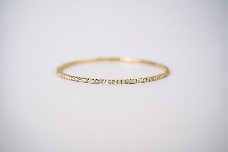 VNTT- 14KY 6.03g 2.00ctw Diamond Flex Bangle