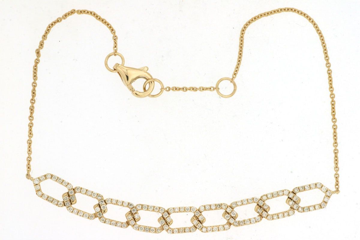 RLBX- 14KY 2.55g .36ctw Diamond Fashion Bracelet 6.5-7&quot;