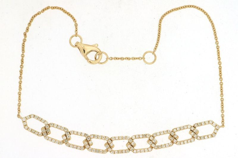 RLBX- 14KY 2.55g .36ctw Diamond Fashion Bracelet 6.5-7&quot;