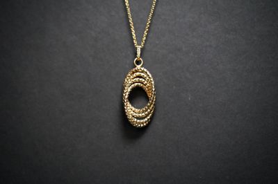 VTL- 14KY 2.3g Geometric Pendant 18&quot;