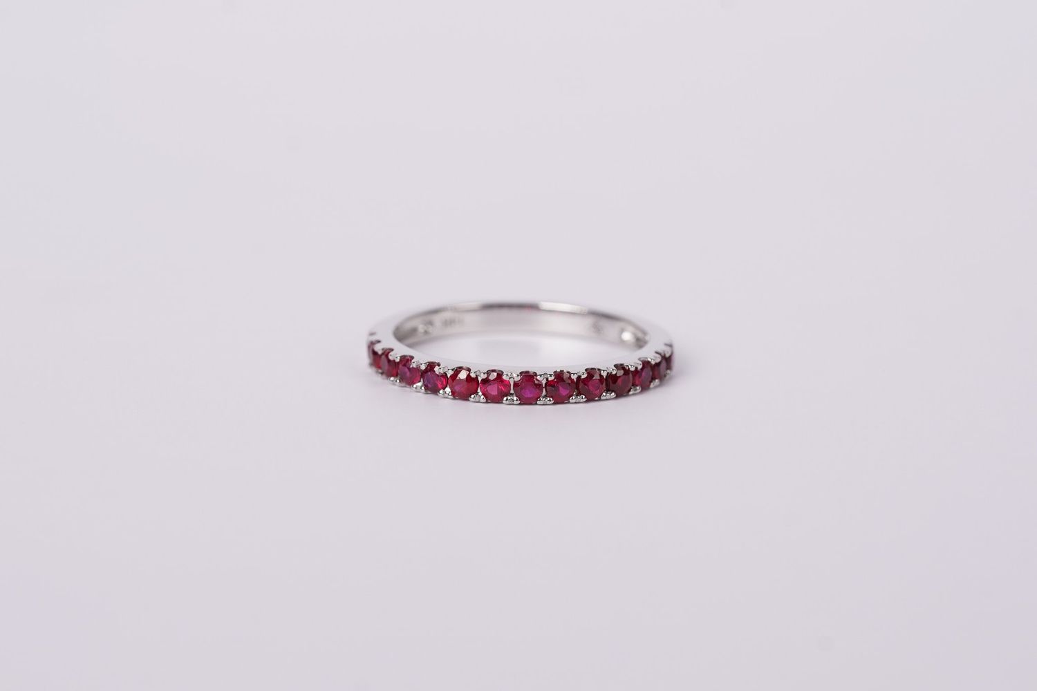 DTTX- 14KW 2.00g .56ctw Ruby Stackable Band (size 6.75)