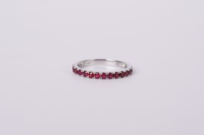 DTTX- 14KW 2.00g .56ctw Ruby Stackable Band (size 6.75)