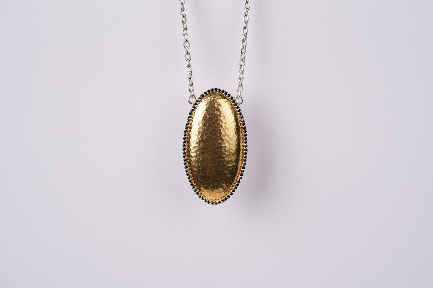 VET- Sterling/14KY 12.49g Gurhan Fashion Pendant 20&quot;