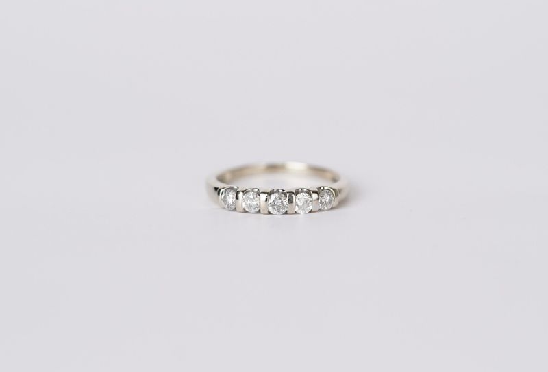 VLT- 14KW 2.30g .45ctw Diamond Stackable Band (size 7)