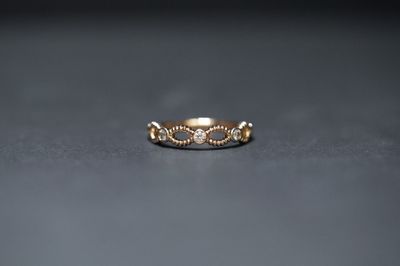 NTE- 14KY 2.25g .20ctw Open Diamond Fashion Ring (size 7)