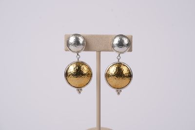 VET- Sterling/14KY 19.06g Gurhan Dangle Fashion Earrings
