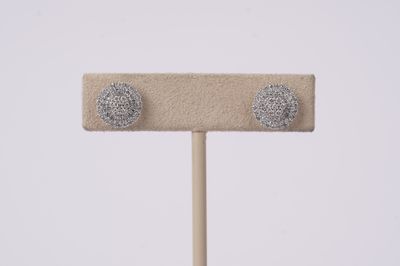 AAE- 10KW 1.64g .67ctw Diamond Cluster Earrings