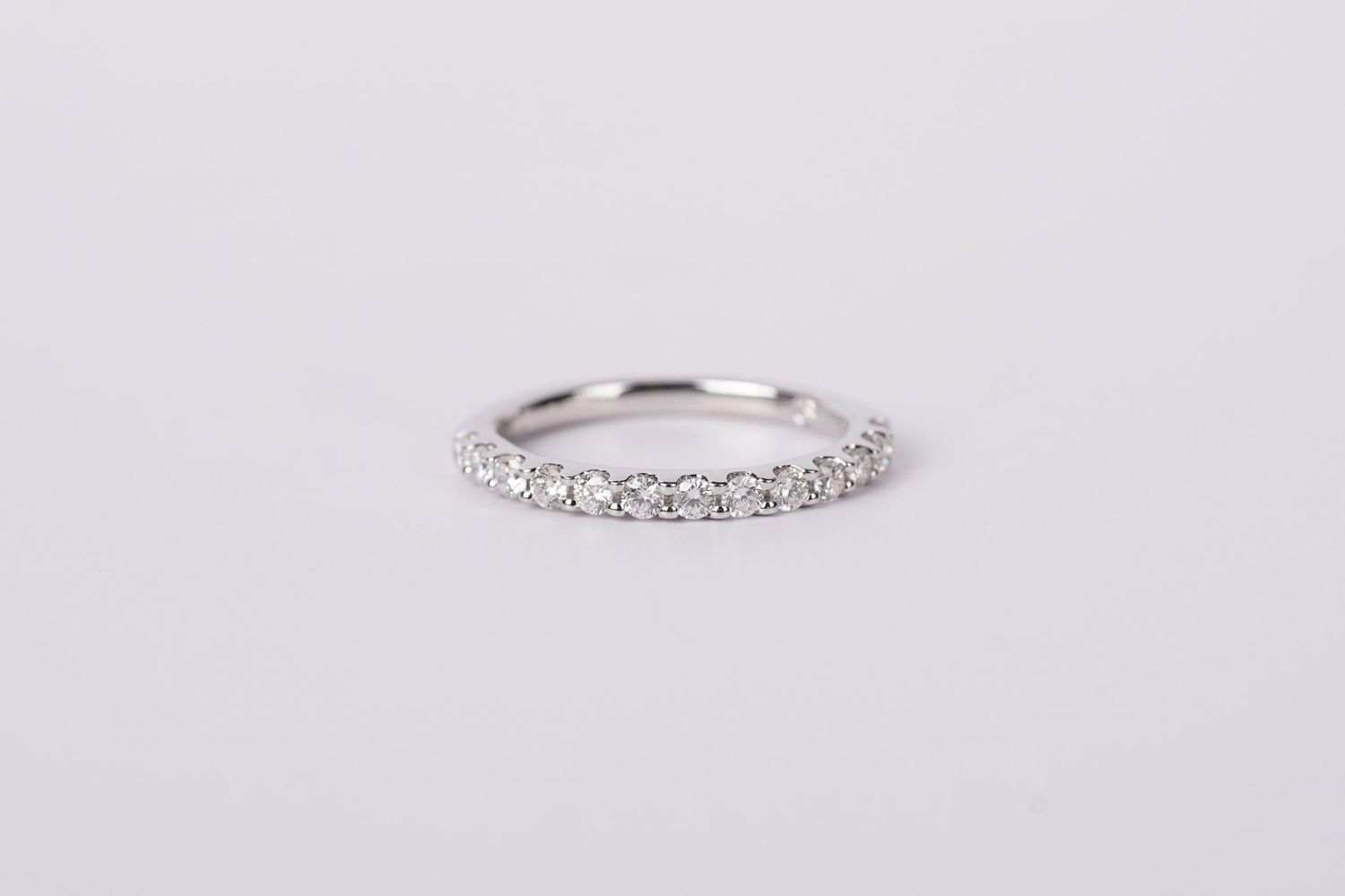 NTTX- 14KW 2.56g .40ctw I/SI2 Leo Diamond Stackable Band (size 6.75)