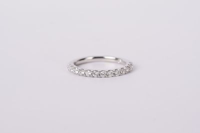 NTTX- 14KW 2.56g .40ctw I/SI2 Leo Diamond Stackable Band (size 6.75)